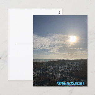 Merci Carte postale Holiday