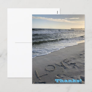 Merci Carte postale Holiday