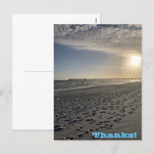 Merci Carte postale Holiday