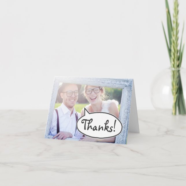 Merci ! Carte Word Bubble (Devant)