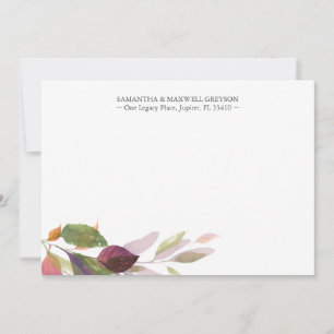 Merci Cartes Rustic Fall Foliing