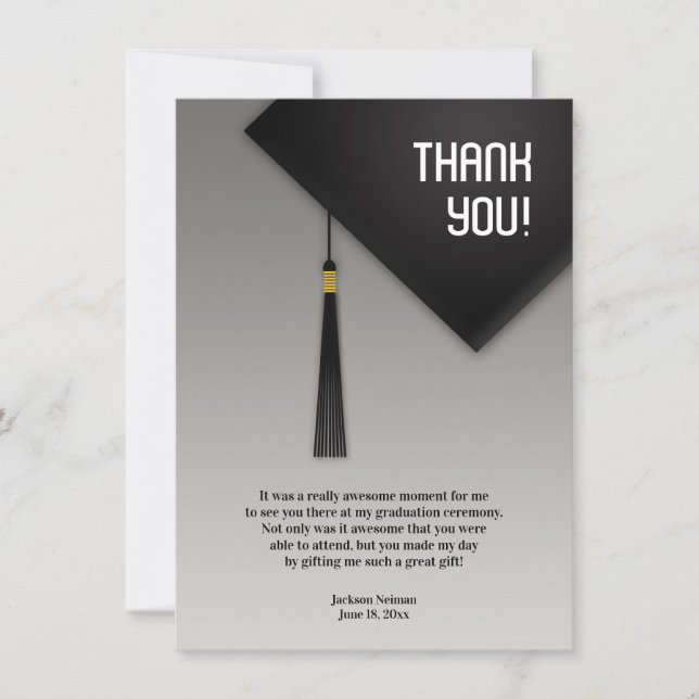 Merci - Casquette noir (Devant)