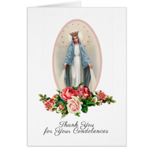 Merci Catholique Vierge Marie Religieux Funéraille