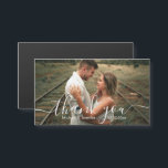 merci chic écriture mariage photo aimant<br><div class="desc">photo arrière - plan par freepik.com élégant merci script moderne mariage photo carte magnétique</div>