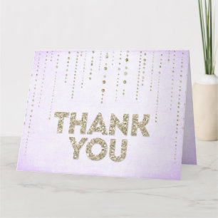 Merci Chic Paillettes Dorées
