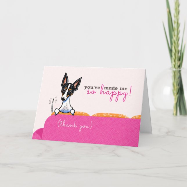 Merci Chien si heureux rose (Devant)