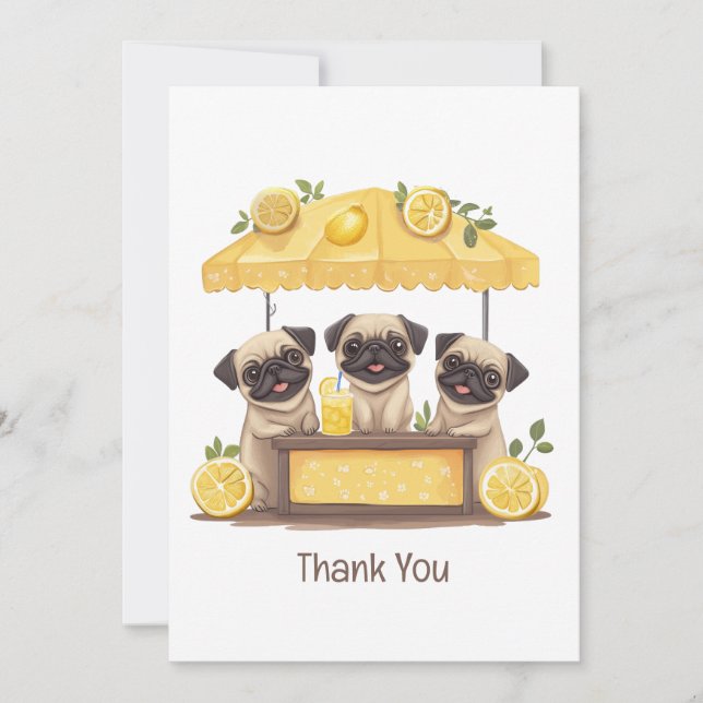 Merci Chiens de Carlin Stand de Lemonade (Devant)