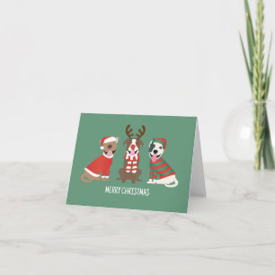 Merci Chiens Pit Bull de Noël