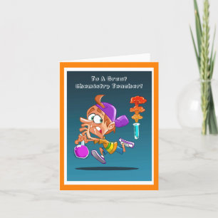 Merci Chimie Professeur Carte Funny