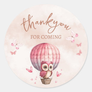 Merci Chouette Rose Cute Pour Sticker Venant