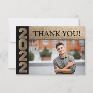 Merci Classe de graduation 2022 Black Gold