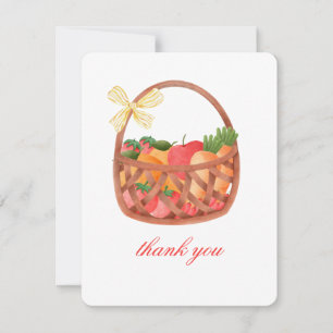 Merci classique simple carte mignonne