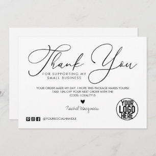 Merci client de script noir blanc minimal
