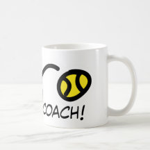 Merci Coach ! Mug de tennis