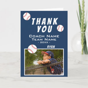 Merci Coach Photo de Baseball
