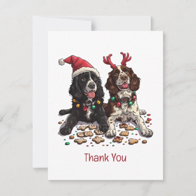 Merci Cocker Noël Chiens espagnols (Devant)