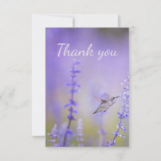 Merci Colibri Art de Fleur de Lavande