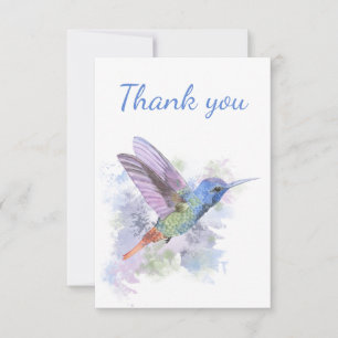 Merci Colibri Jardin Oiseau Nature Art