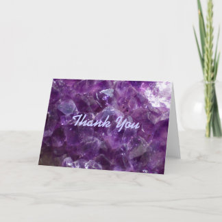 Merci cristal violet pierres précieuses