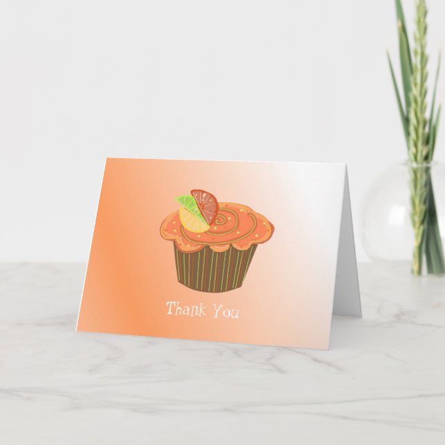 Merci Cupcake au Fruit Orange (Devant)