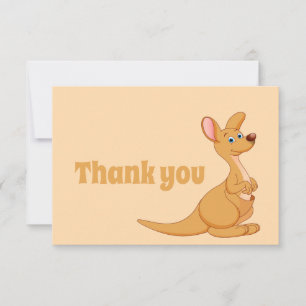Merci Cute Kangaroo Dessin animalier