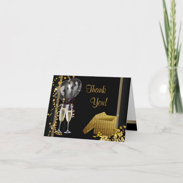 Merci d'anniversaire de l'or noir (Devant)