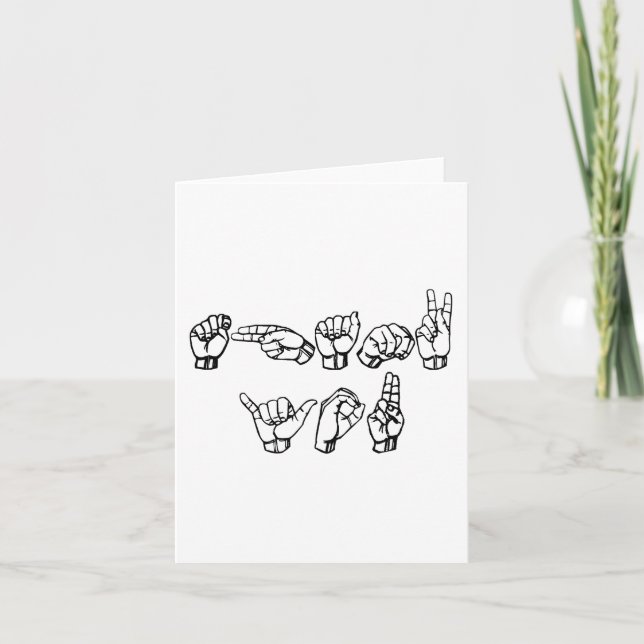 Merci dans ASL (Devant)