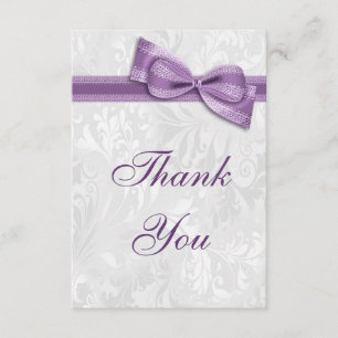 Merci d'arc de damassé blanche et de Faux