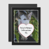 Merci d'avoir adopté l'amour pour toujours Chat ph