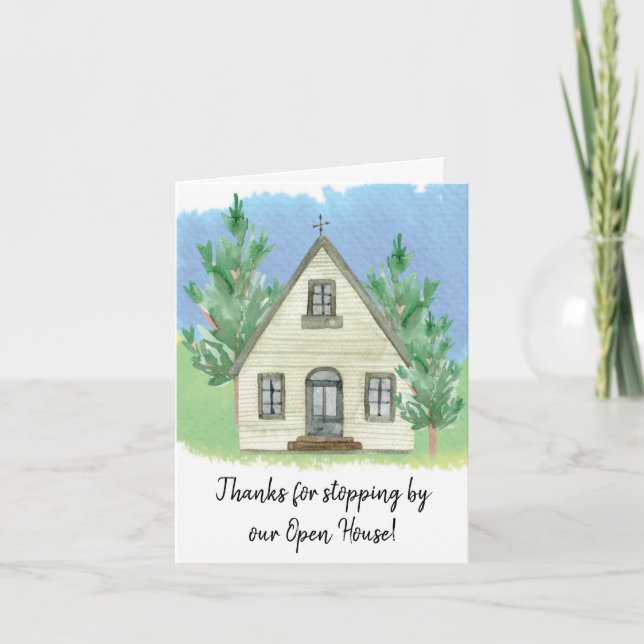 Merci d'avoir arrêté par notre Open House (Devant)