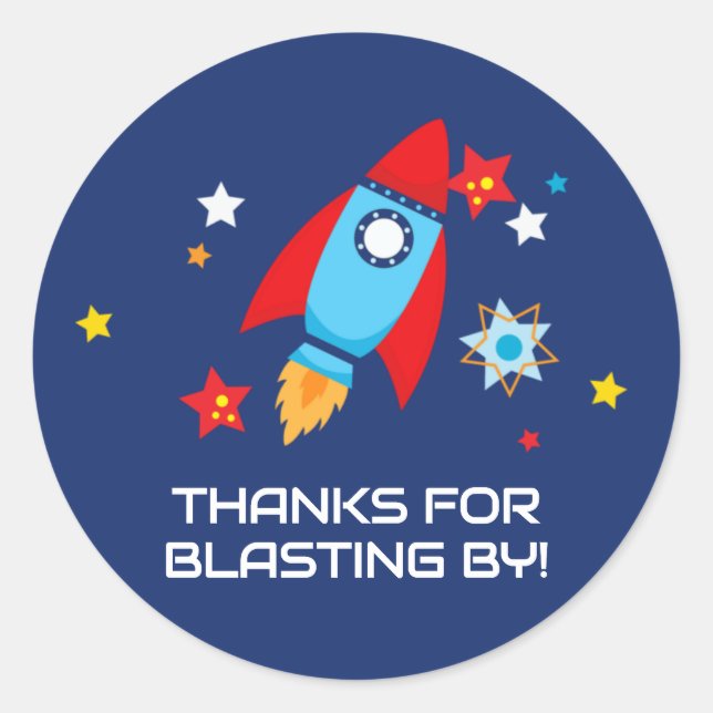 Merci D'Avoir Été Éblouis Par Les Stickers Space R (Devant)