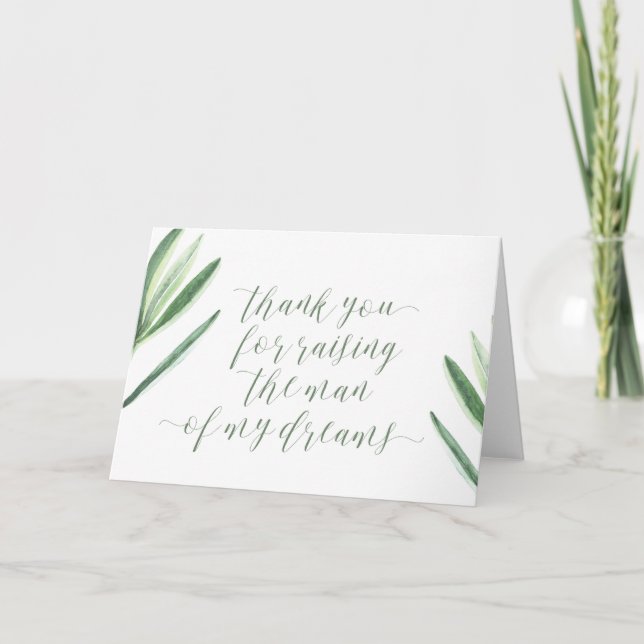 Merci d'avoir levé la carte Man of My Dreams (Devant)