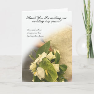 Merci d'avoir rendu mon jour de mariage spécial