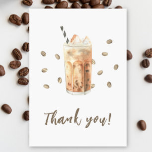 Merci de Baby shower à café glacé