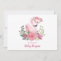 Merci de baby shower de monogramme de cygne de