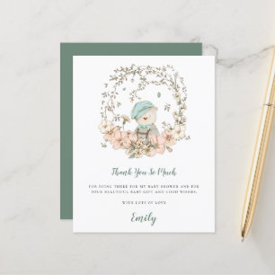 Merci de Baby shower de taille d'ours mûr du budge