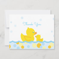 Merci de Baby shower en caoutchouc