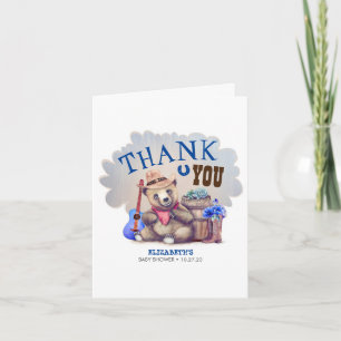 Merci de Baby shower petit ours