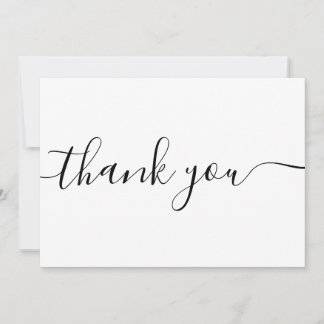 Merci de calligraphie de script simple