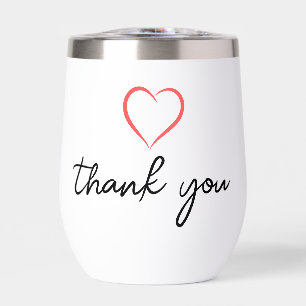 Merci de calligraphie noir blanc