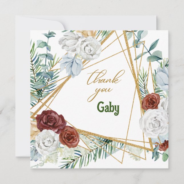 Merci de carte plat (Devant)