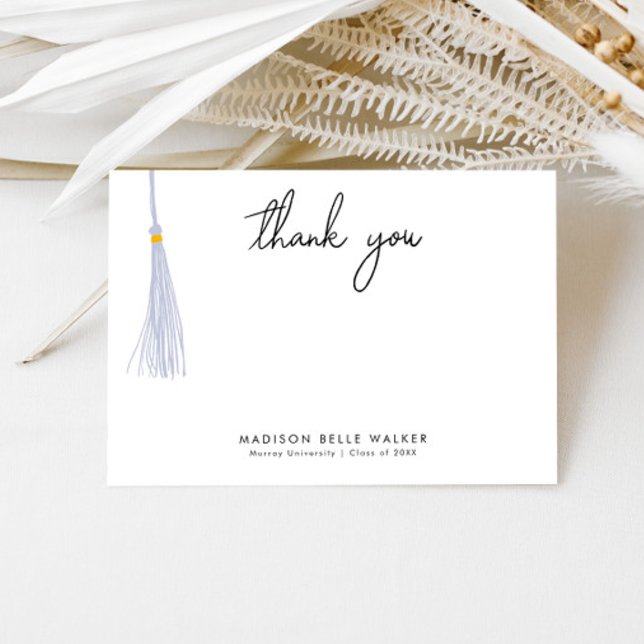 Merci de diplôme White Tassel (Créateur téléchargé)