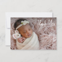 Merci de douche bébé personnalisé fille naissance
