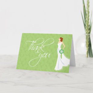 Merci de Fête des mariées Elegance moderne