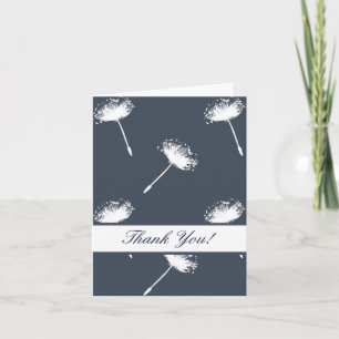 Merci de fleurs de pissenlit de bleu marine et de