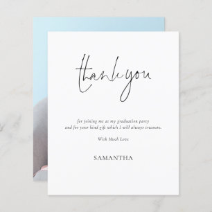 Merci de graduation de script simple du budget