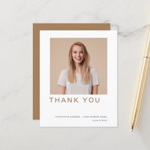 Merci de graduation en or photo de la catégorie bu