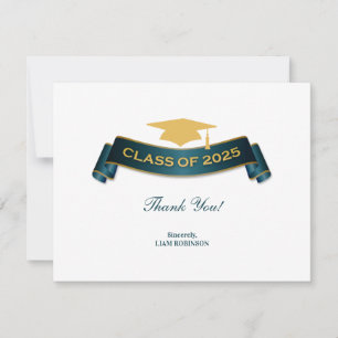 Merci de la classe de graduation de 2025 carte