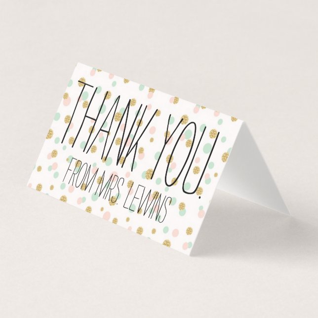 Merci de la part de Mme (Enseignante) Nouvelle Mar (Front)