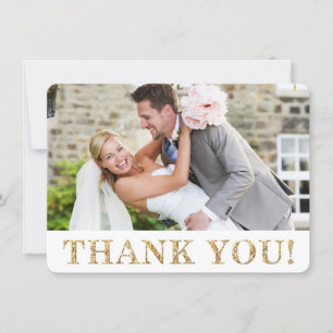 MERCİ DE LA PHOTO texte pailleté or mignon mariage